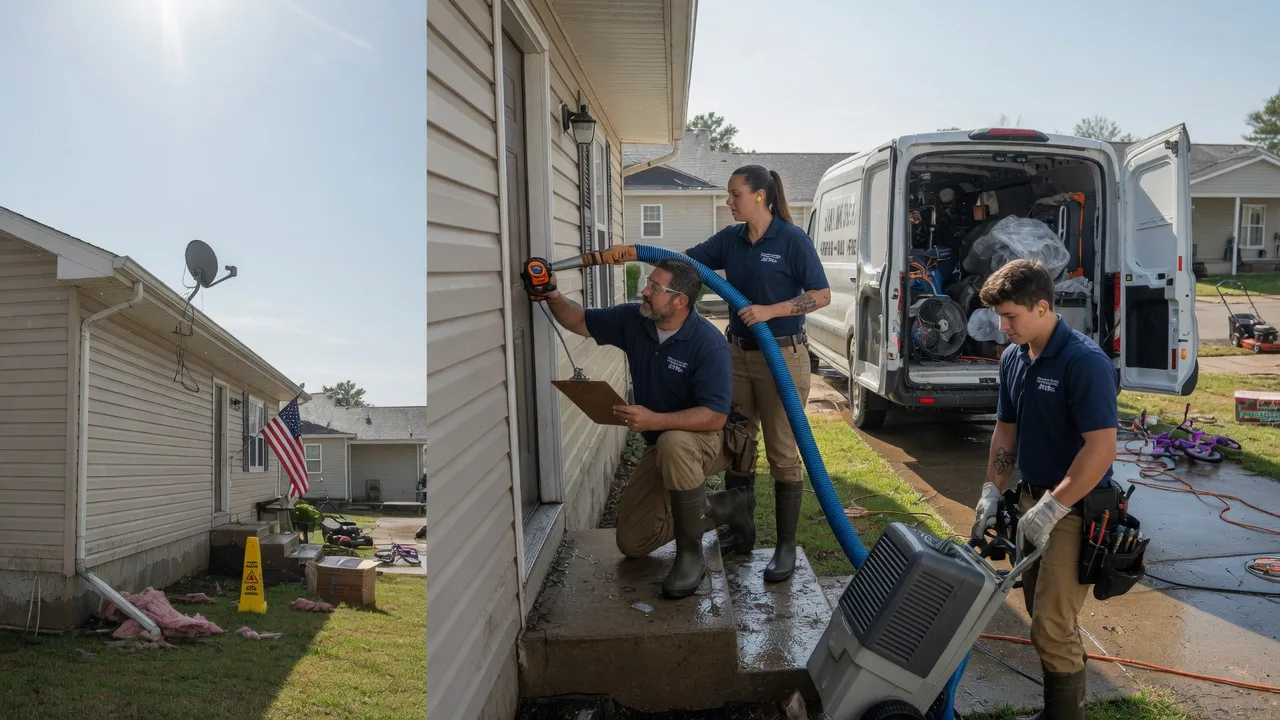 Ceiling Water Damage Restoration in Summerdale, AL near me